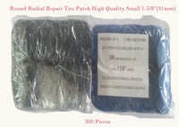 300 Pieces Round Radial Repair Tire Patch High Quality Small 1-5/8"(41mm)