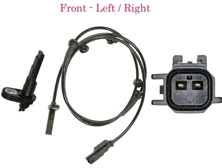 ABS Wheel Speed Sensor & Connector Front L/R Fits Explorer Flex MKS MKT 13-19