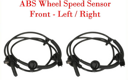 2 x ABS Wheel Speed Sensor W/Connector Front L/R Fits Buick Chevrolet GMC Saturn