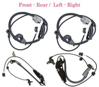 2x Front ABS Wheel Speed Sensor , 2 x Rear ABS Wire Harness Fits Camy Avalon