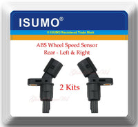 (Set 2)1J0927807 Speed Sensor Rear Left & Right Fit:Audi TT VW Beetle Golf Jetta