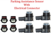 4x Park Assistance Sensor W/Connector PPS68 Fits: Buick Cadillac Chevrolet GMC