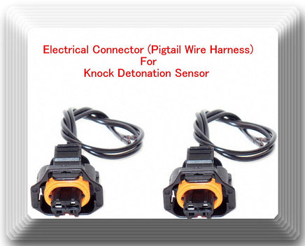2 Kits Electrical Connector of Knock (Detonation) Sensor KS210 Fits: GM Suzkui