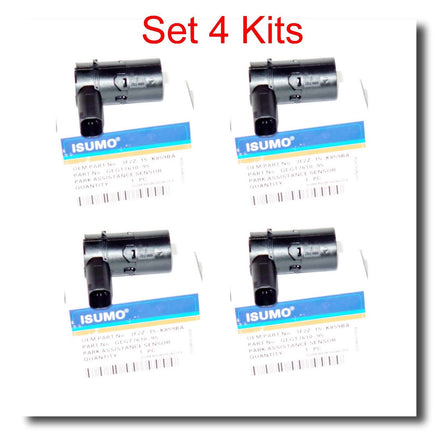 Set of 4 Parking Distance Sensor W/Connector Fits:Ford Lincoln Mercury 1999-2019