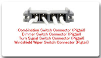 4 Wire Harness Pigtail Combination Switch Connector Fits: Ford & Mercury