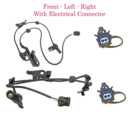 2 x ABS Wheel Speed Sensor & Connector Front L/R Fits Toyota RAV4 2006-2018