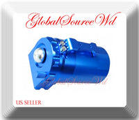 Cylinder Aluminum Engine Oil Catch Reservoir Breather Tank Can w/ Filter Blue