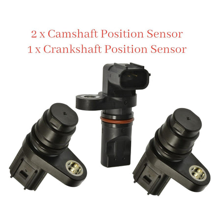 3 Pcs Camshaft/Crankshaft Position Sensor Fits CRV Civic Clarity Insight