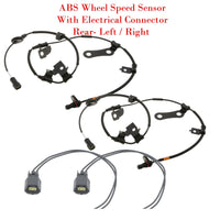 2 x ABS Wheel Speed Sensor & Connector Rear L/R Fits Hyundai Tucson 2016-2021