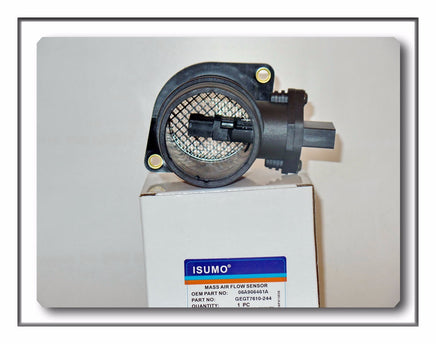  Mass Air Flow Sensor W/Connector Fit: VW Beetle Golf Jetta 1.8L 2.0L 1998-2002