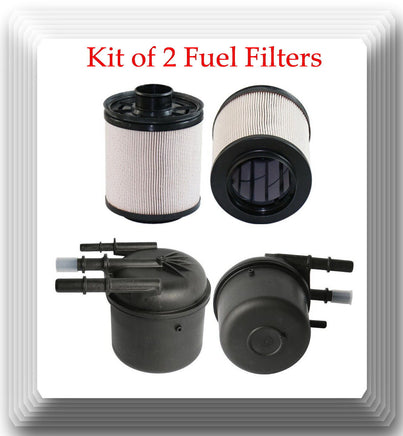 1 Kit, 2 Pcs Fuel Filter FOR FD4626 Fits : F650, F750  2017-2024 V8 6.7L  Diesel