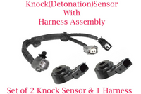 2 Knock Detonation Sensor W/Connector Assy Fits Lexus 2007-2017 Toyota 2005-2017