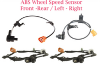 (Set  4)ABS Wheel Speed Sensor Front -  Rear Left & Right Fits: CL TL Accord .