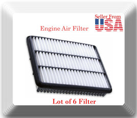 Lot 6 x Engine Air Filter Fits:GX470 LX470 4runner Land Cruiser Sequoia Tundra