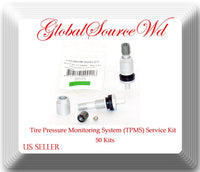 50 Kits Part# 34000 Aluminum Tire Pressure Monitoring System (TPMS) Service Kit 