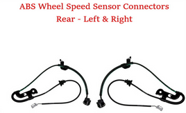 2 ABS Wheel Speed Sensor Connectors Rear Left & Right Fits: Lexus ES350 Camry