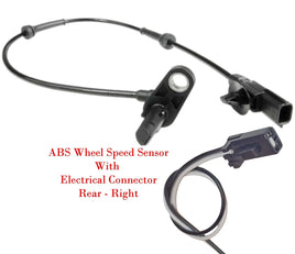 ABS Wheel Speed Sensor + Connector Rear Right ForMarch Micra Note Versa 12-19