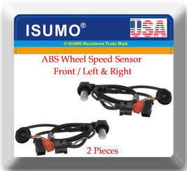 2 X ABS Wheel Speed Sensor Front L&R Fits: Audi A4 S4 2000-2001 Passat 2000-2005