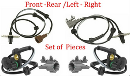 Set of 4 ABS Wheel Speed Sensor Front -Rear L/R Fits: Nissan Frontier 2005-2019