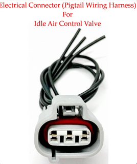 Connector of Idle Air Control Valve AC474 Fits :CL Accord Odyssey Isuzu Oasis