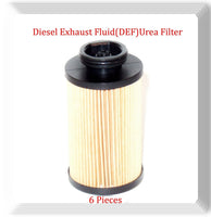 6 x Diesel Exhaust Fluid Urea Filter Fits:Fleetguad UF104 Mercedes Freightliner 