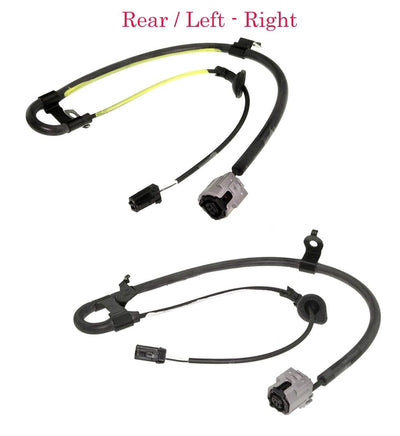 2 ABS Wheel Speed Sensor Wire Harness Rear L/R Fits Toyota High Lander 2008-2013