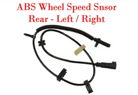 ABS Wheel Speed Sensor With Connector Rear L/R Fits Buick Chevrolet GMC Saturn