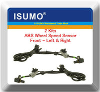 3 ABS Wheel Speed Sensor Front L/R & in Differential For:Ram 2500 3500 00-02 4WD