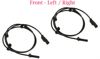 2 Pieces ABS Wheel Speed Sensor Front L/R Fits Explorer Flex MKS MKT 2013-2019