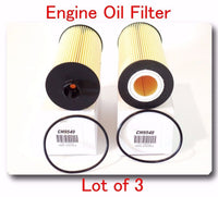 Lot of 3 CH9549 Engine Oil Filter Fits: Ford 2003-2010 V6 6.0L 6.4L