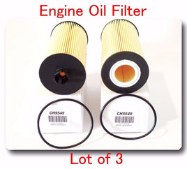 Lot of 3 CH9549 Engine Oil Filter Fits: Ford 2003-2010 V6 6.0L 6.4L