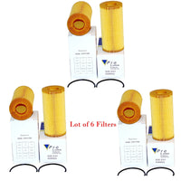 6 x Engine Oil Filter SOE8161 .CH11784 Fits Audi Porsche Volkswagen 2014-2024