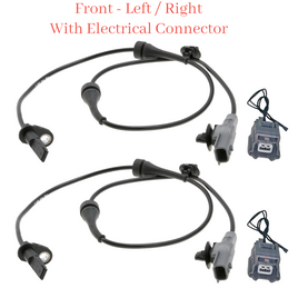 2xABS Wheel Speed Sensor & Connector Front L/R Fits Nissan Kicks Versa 2018-2024
