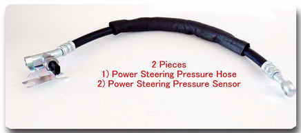 2 Pc Power Steering Pressure Hose & Sensor Fits: Infiniti I35 02-04 Maxima 02-03