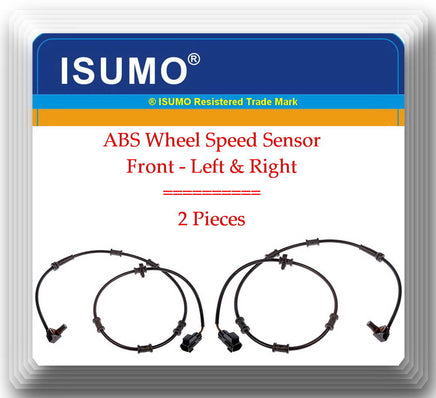 Set 2 ABS Wheel Speed Sensor With Connectos Front-L&R Fits:4WD Ram 2500 3500