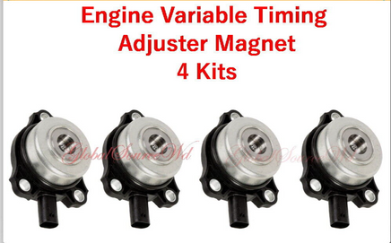 Set of 4 Engine Variable Timing Adjuster Magnet Fits: Mercedes Benz 2006 & Up