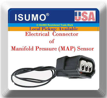  Manifold Pressure MAP Sensor W/Connectot Fit Acura Honda 2006-2020