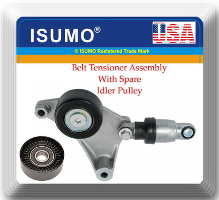 Belt Tensioner W/Spare Idler Pulley Fits: Camry Highlander Rav4 Solara tC xB