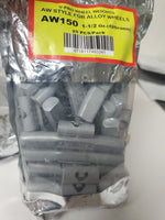 ASSORTMENT 150 Pcs CLIP-ON WHEEL WEIGHT BALANCE AW 0.25 0.50 0.75 1.0 1.25 1.50z