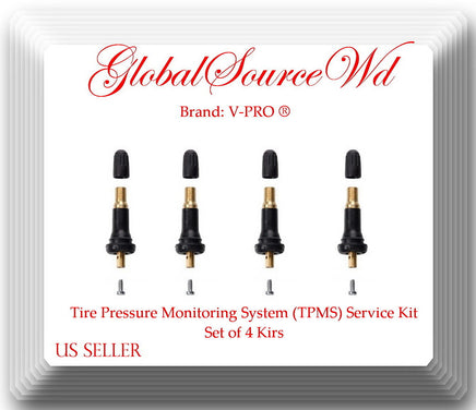 Set 4 xTire Pressure Monitoring System (TPMS) Service Kit Fits: Fiat Ford Subaru