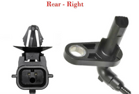 ABS Wheel Speed Sensor + Connector Rear Right ForMarch Micra Note Versa 12-19