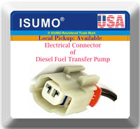 Electrical Connector of Diesel Fuel Transfer Pump Fits Ford F250 F350 F450 F550