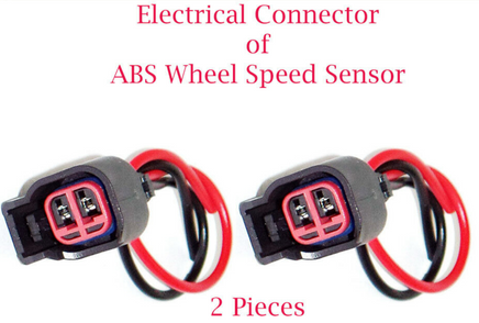 4 Pc Connector of ABS Wheel Speed Sensor Front Rear L/R Fits Explorer  2013-2019