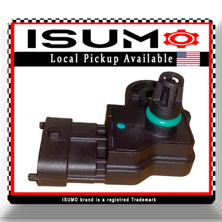 Manifold Absolute Pressure  Map Sensor W/Connector  Fits Alf Romer Porsche GM