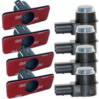 4x Park Assistance Sensor + Retainer Holders Fits: Buick Cadillac Chevrolet GMC