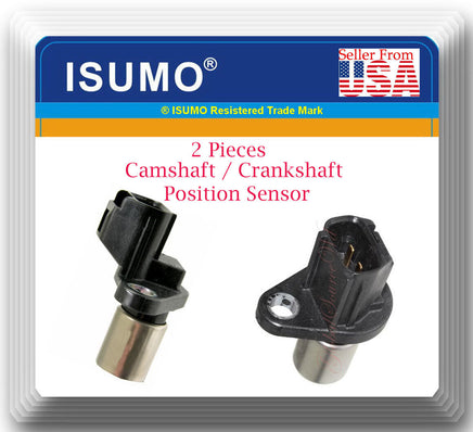 2 Pcs Camshaft & Crankshaft Position Sensor Connector Fit Lexus Toyota 1994-2010