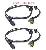 2 X ABS Wheel Speed Sensor Front L & R Fits: F250 F350 Heavy Duty 05-07 RWD