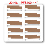 20 Replacement Heating Elements 3mm +20 PTFI Sheet For Impulse Sealer 4" FS100