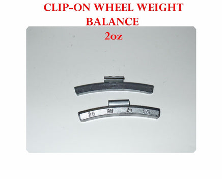 50 Pcs ZN CLIP-ON Wheel Weight Balance 2.0oz 2oz 56g AW200 Lead Free