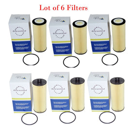 6 Pieces SOE1389 Made In Korea Engine Oil Filter Fits: Mercedes Benz 2011-2024